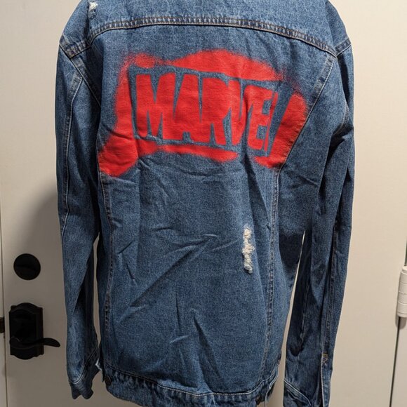 Marvel SDCC 2023 Exclusive Denim Jacket — Distressed Jean Jacket — Rare Limited - Picture 6 of 9
